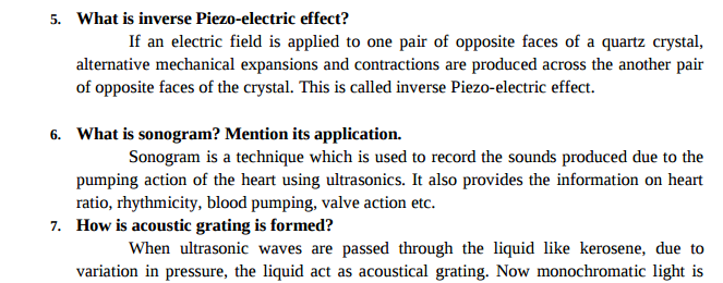 Engineering Physics 1 Important 2m