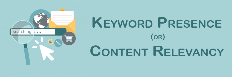 keyword presence - on page seo mistakes