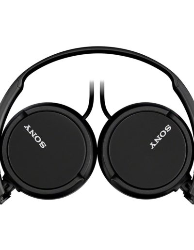 Sony MDR-ZX110 On-Ear Stereo Headphones (Black) - Powerful Sound