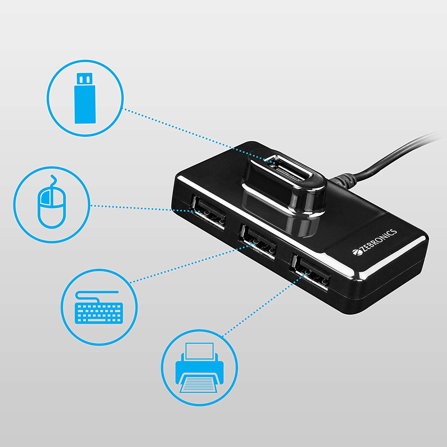 Zebronics USB hub