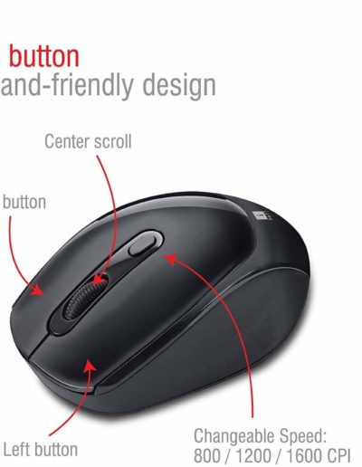 iBall Magical Duo 2 Wireless Deskset - Mouse